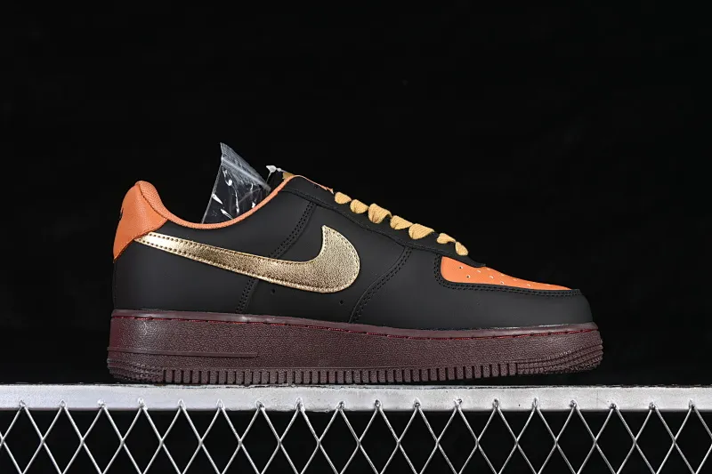 All Categories Nk Air Force 1 Air Force Series Nk Air Force 1 Low Air Force Low Nike Air Force 1'07 Low Year of the Horse Limited Edition Black and Red Gold Air Force 1 Low-top Casual Shoes FV3694-101